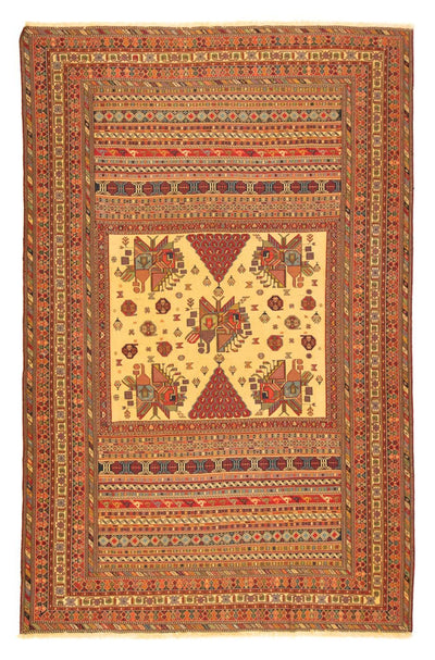 Afshar Sirjan Tapijt 196x297cm - Perzisch tapijt