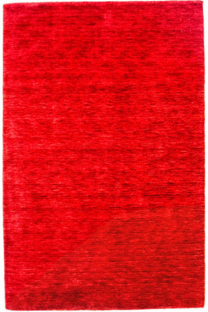 Wollen tapijt - 178 x 117 cm - rood