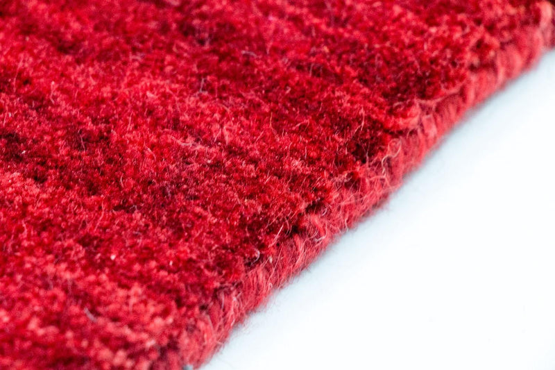 Wollen tapijt - 178 x 117 cm - rood