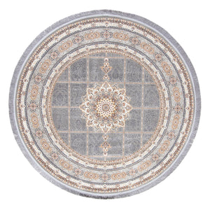 Oosters geweven tapijt - Eastern Elegance - rond