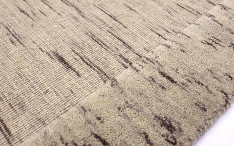 Wollen tapijt - 90 x 60 cm - zilver