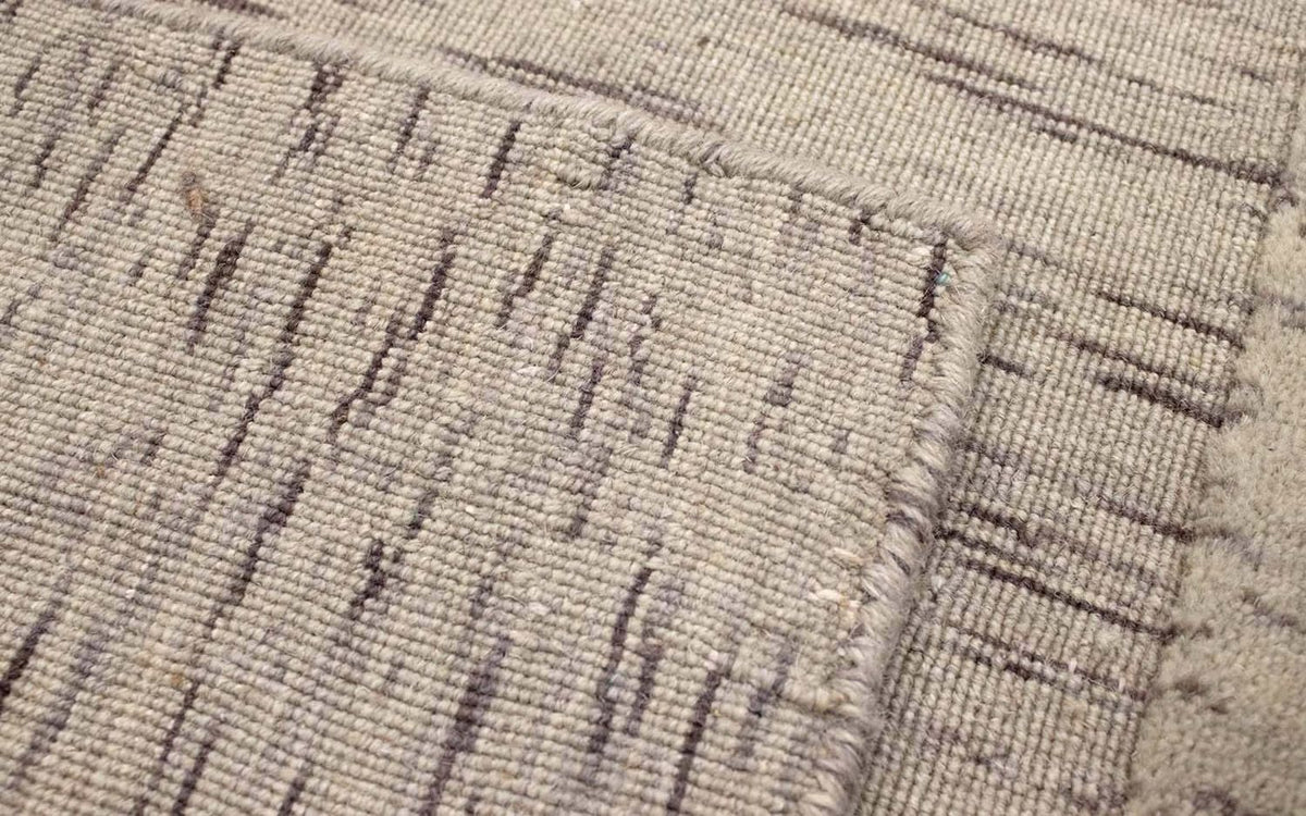 Wollen tapijt - 90 x 60 cm - zilver