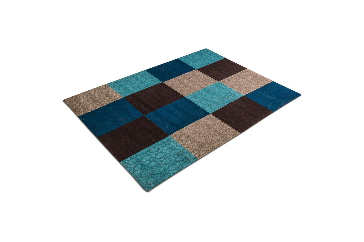 Patchwork tapijt - 300 x 200 cm - turkoois