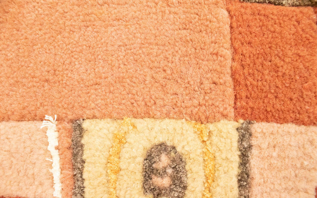 Nepal tapijt - 60 x 40 cm - roze