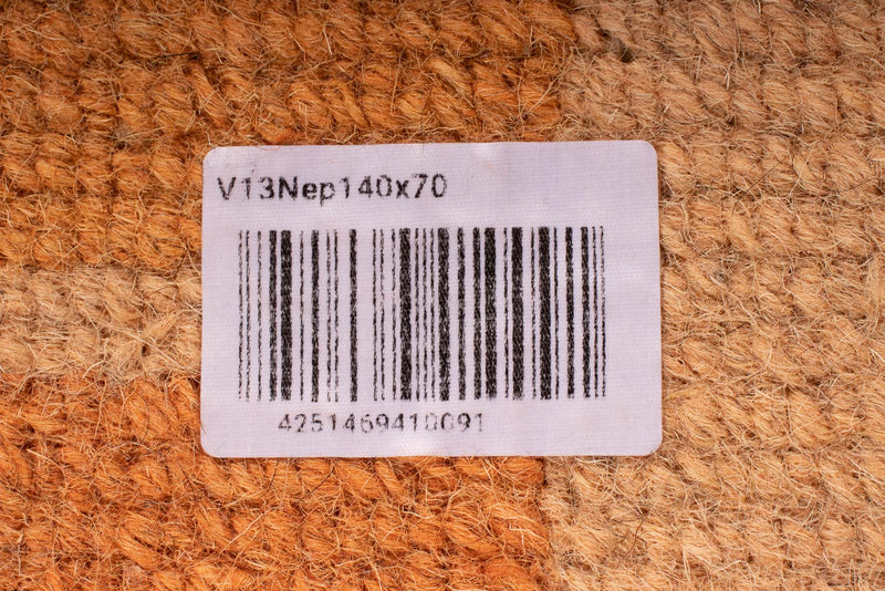 Nepal tapijt - 140 x 70 cm - oranje