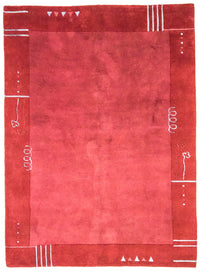 Nepal tapijt - 230 x 160 cm - rood