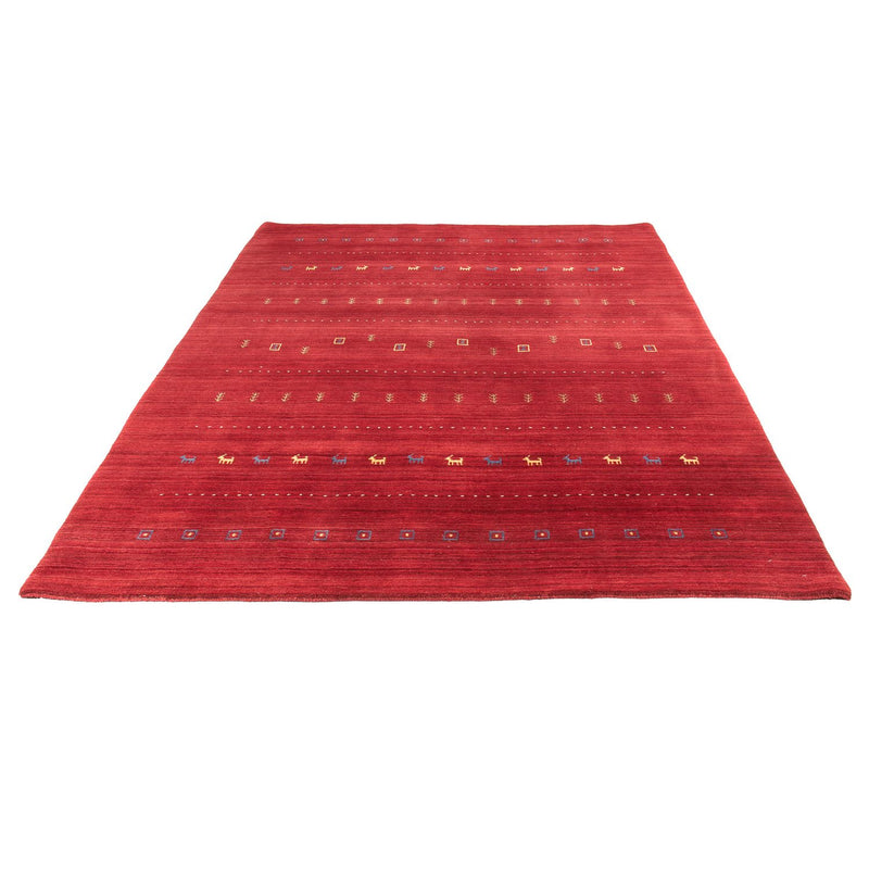Gabbeh Tapijt - Loribaft Softy - 240 x 170 cm - donkerrood