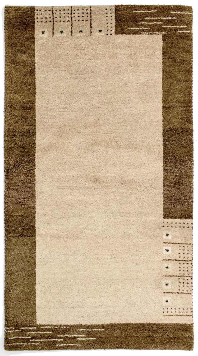 Gabbeh tapijt - Indus - 165 x 90 cm - beige