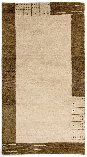 Gabbeh tapijt - Indus - 165 x 90 cm - beige