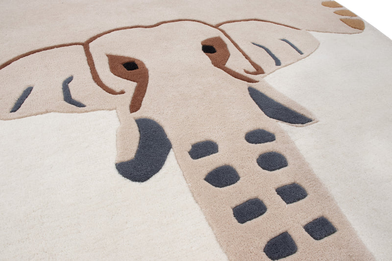 Kinderteppich Elefant liegend