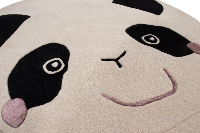 Panda Kindertapijt Rond