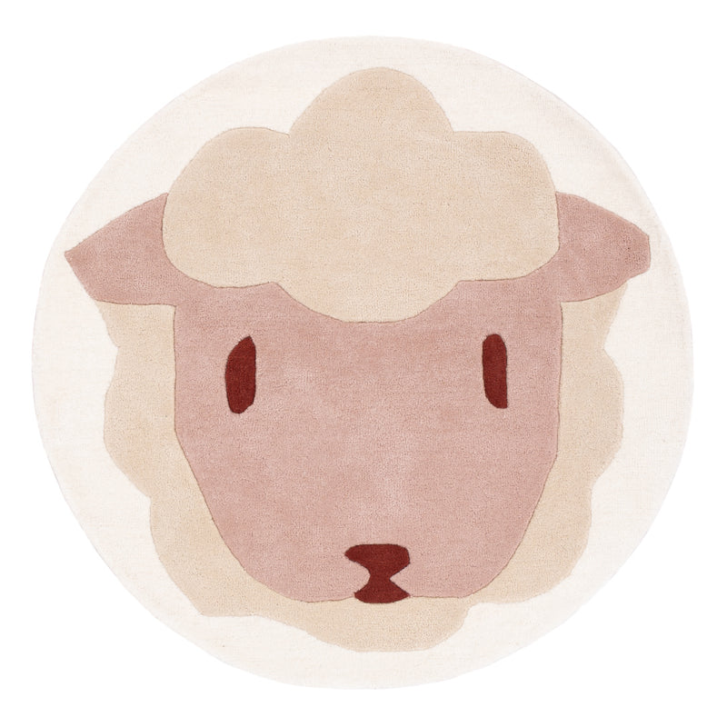 Schaap Kindertapijt Rond