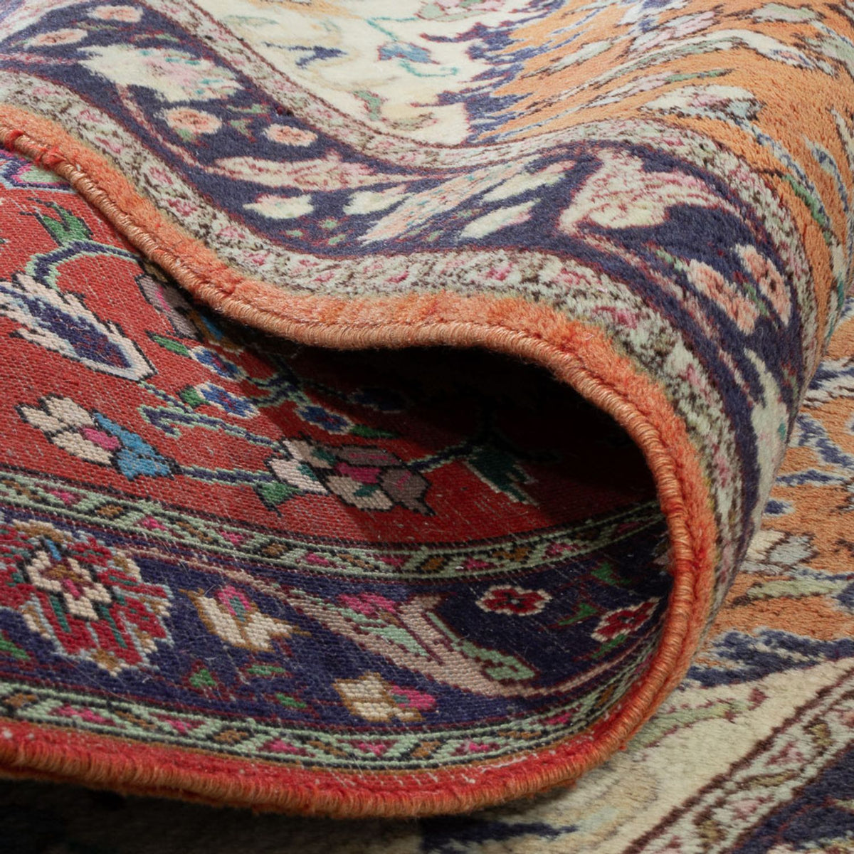 Perzisch Tapijt - Nomadisch - 135 x 102 cm - terracotta