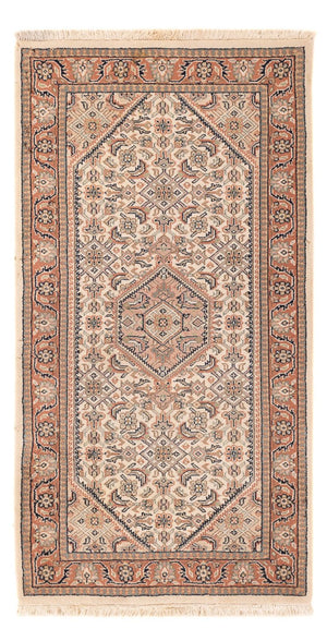 Oosters tapijt - Bijar - Indus - 140 x 70 cm - donker beige