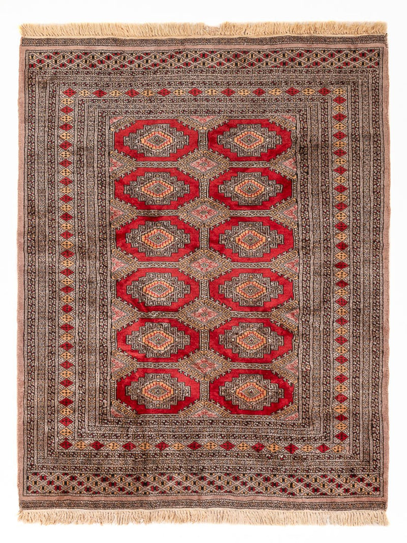 Pakistaans tapijt - 165 x 124 cm - donker beige
