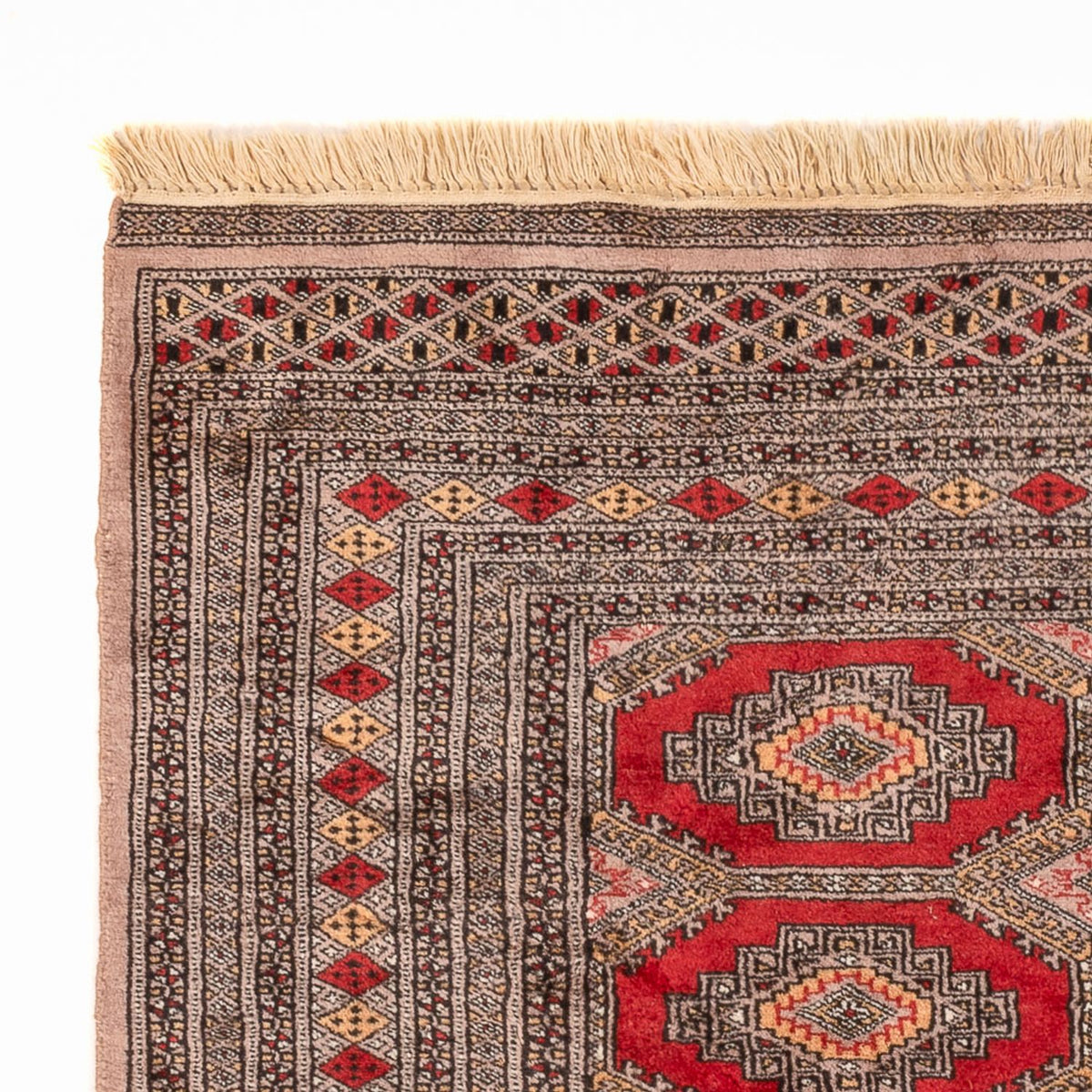 Pakistaans tapijt - 165 x 124 cm - donker beige
