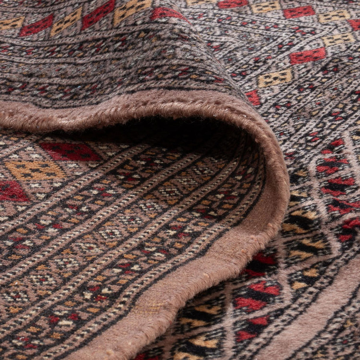 Pakistaans tapijt - 165 x 124 cm - donker beige