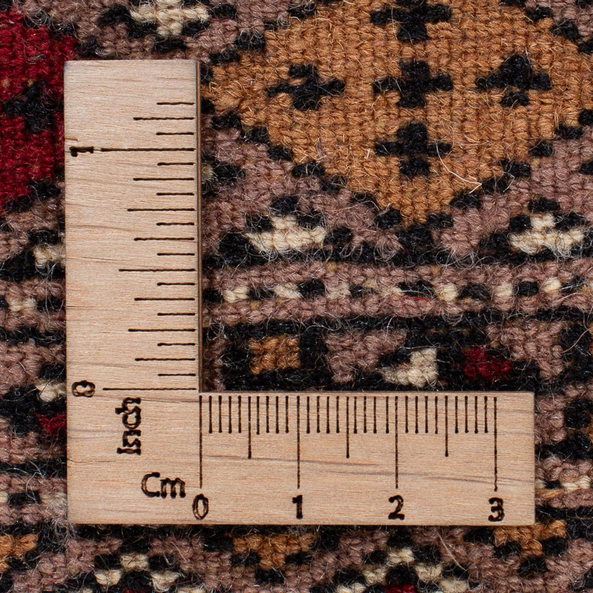 Pakistaans tapijt - 165 x 124 cm - donker beige