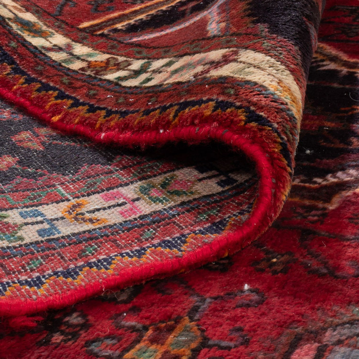 Loper Perzisch Tapijt - Nomadisch - 197 x 77 cm - donkerrood