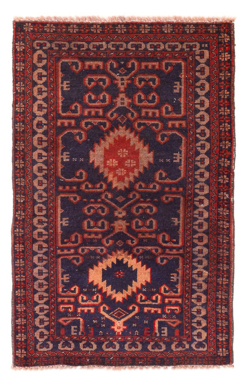 Baluch tapijt - 120 x 60 cm - bordeauxrood