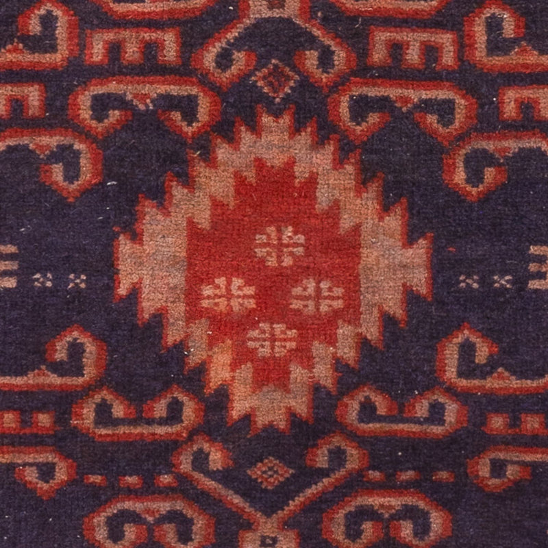 Baluch tapijt - 120 x 60 cm - bordeauxrood