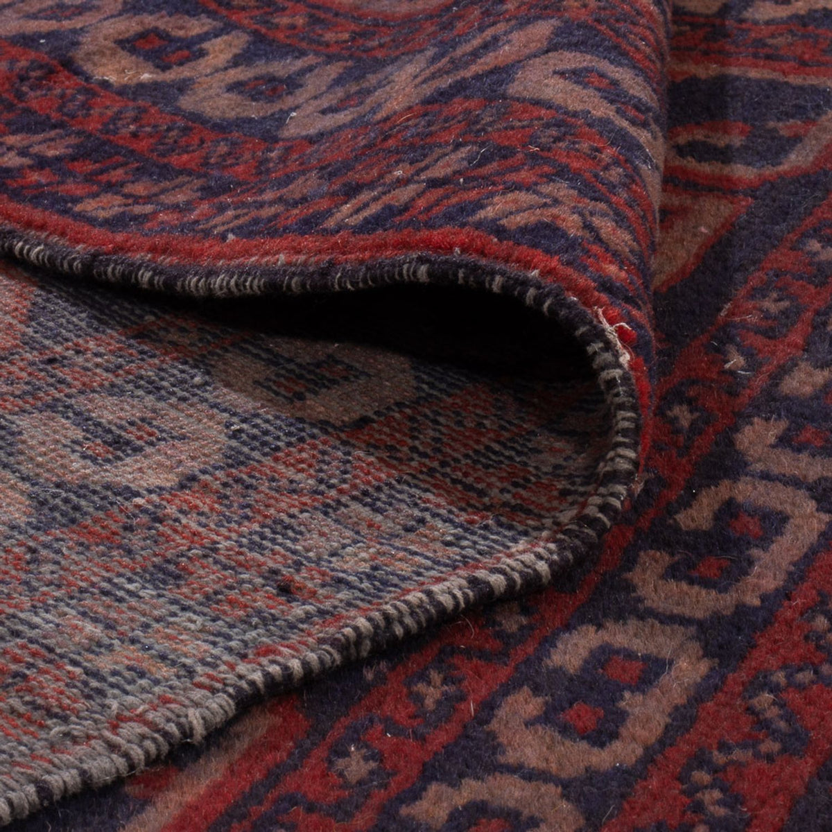 Baluch tapijt - 120 x 60 cm - bordeauxrood