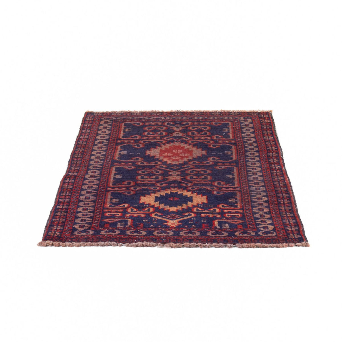 Baluch tapijt - 120 x 60 cm - bordeauxrood